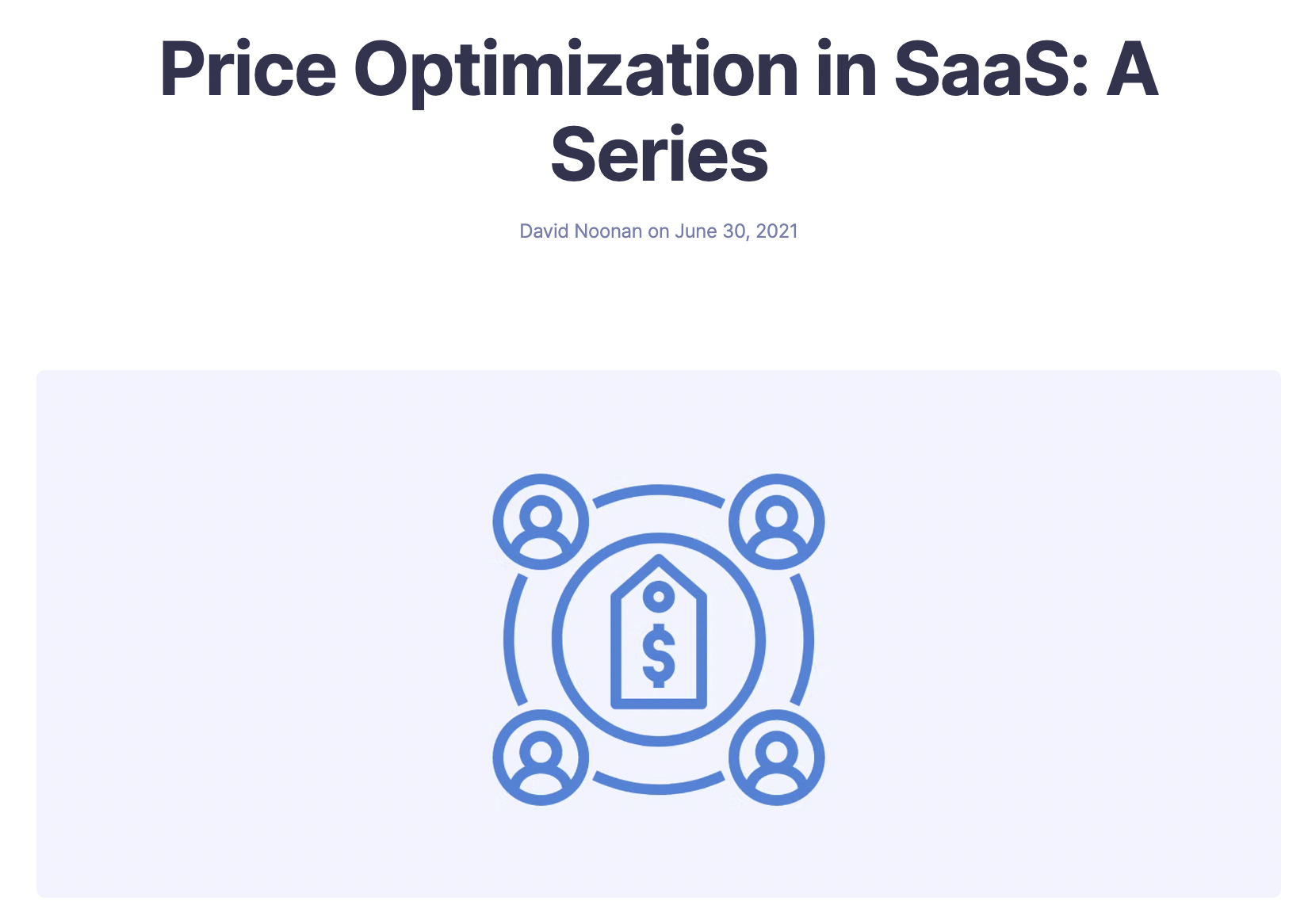 Price optimization